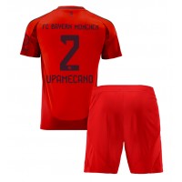 Bayern Munich Dayot Upamecano #2 Fußballbekleidung Heimtrikot Kinder 2024-25 Kurzarm (+ kurze hosen)